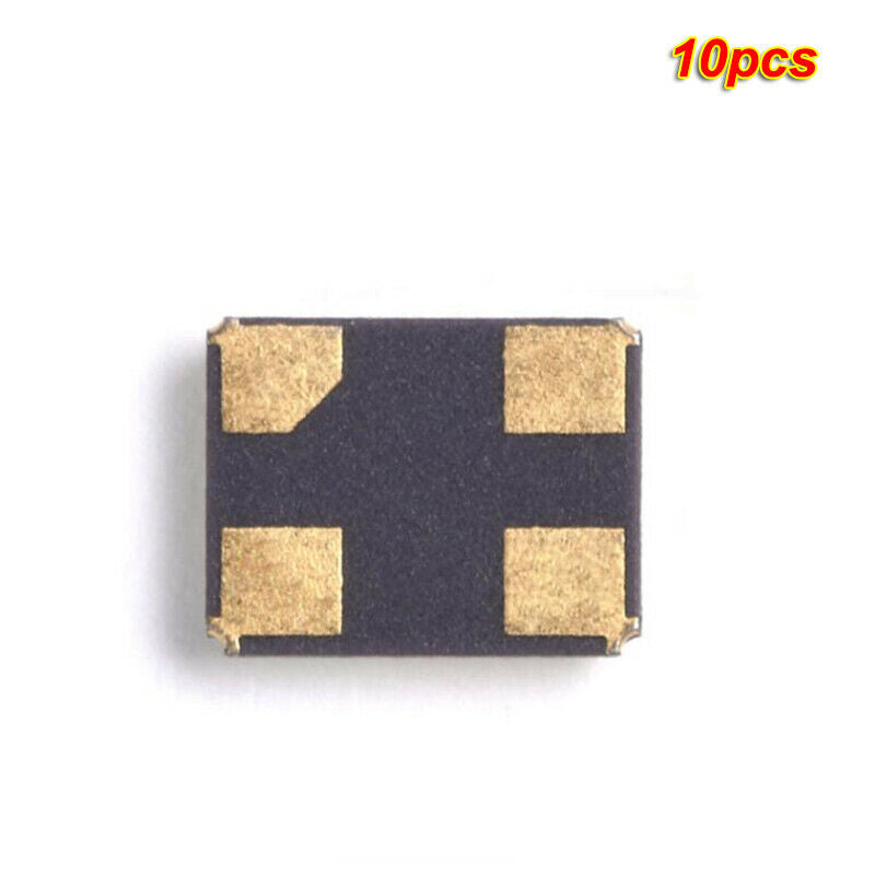 10pcs SMD passive crystal oscillator 27.12MHz ±10PPM 3.2*2.5mm 4-pin resonator
