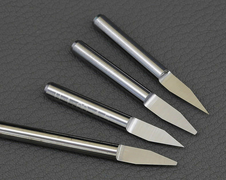 60Pcs CNC router Carbide PCB Engraving Bits 30° 0.1/0.2/0.3/0.5/0.8/1.0mm [M1]