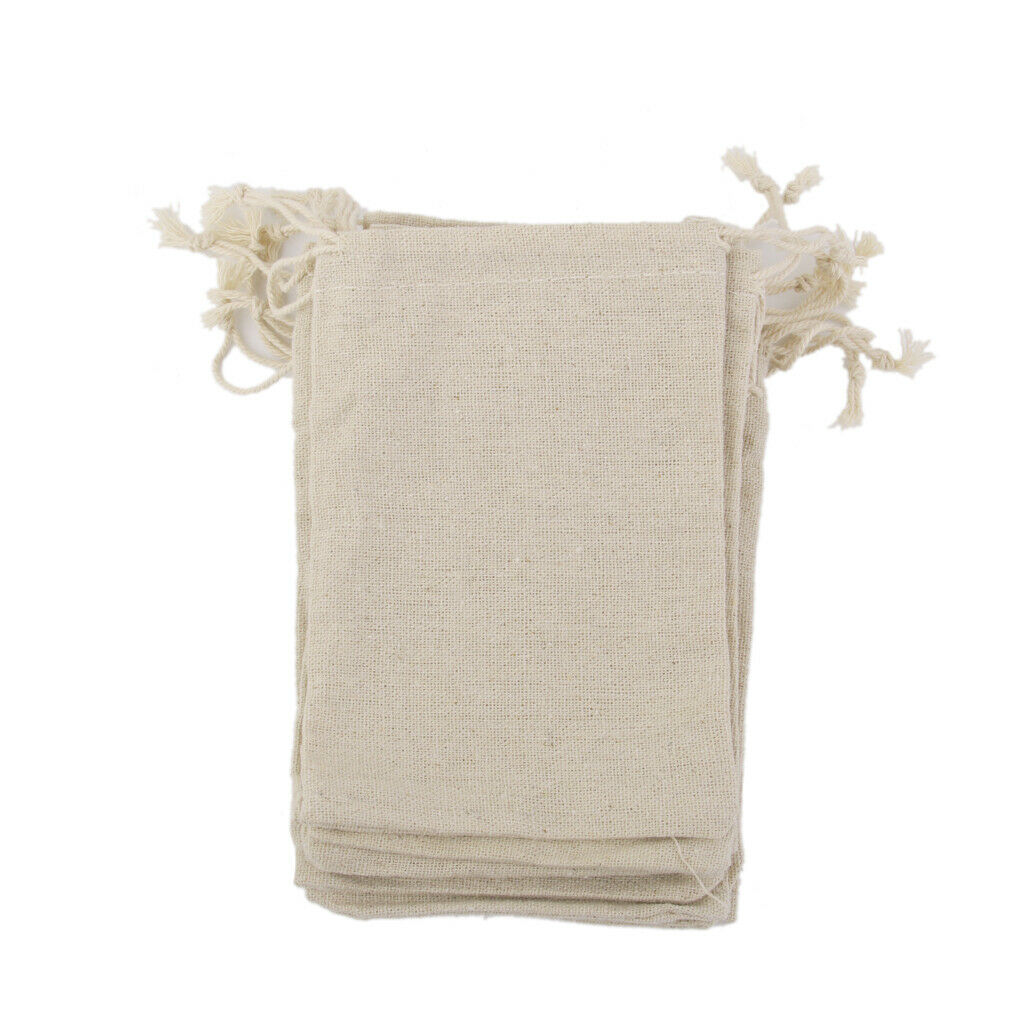 Pack of 60 Mini Jute Drawstring Burlap Bags Wedding Favors Party Christmas Gift