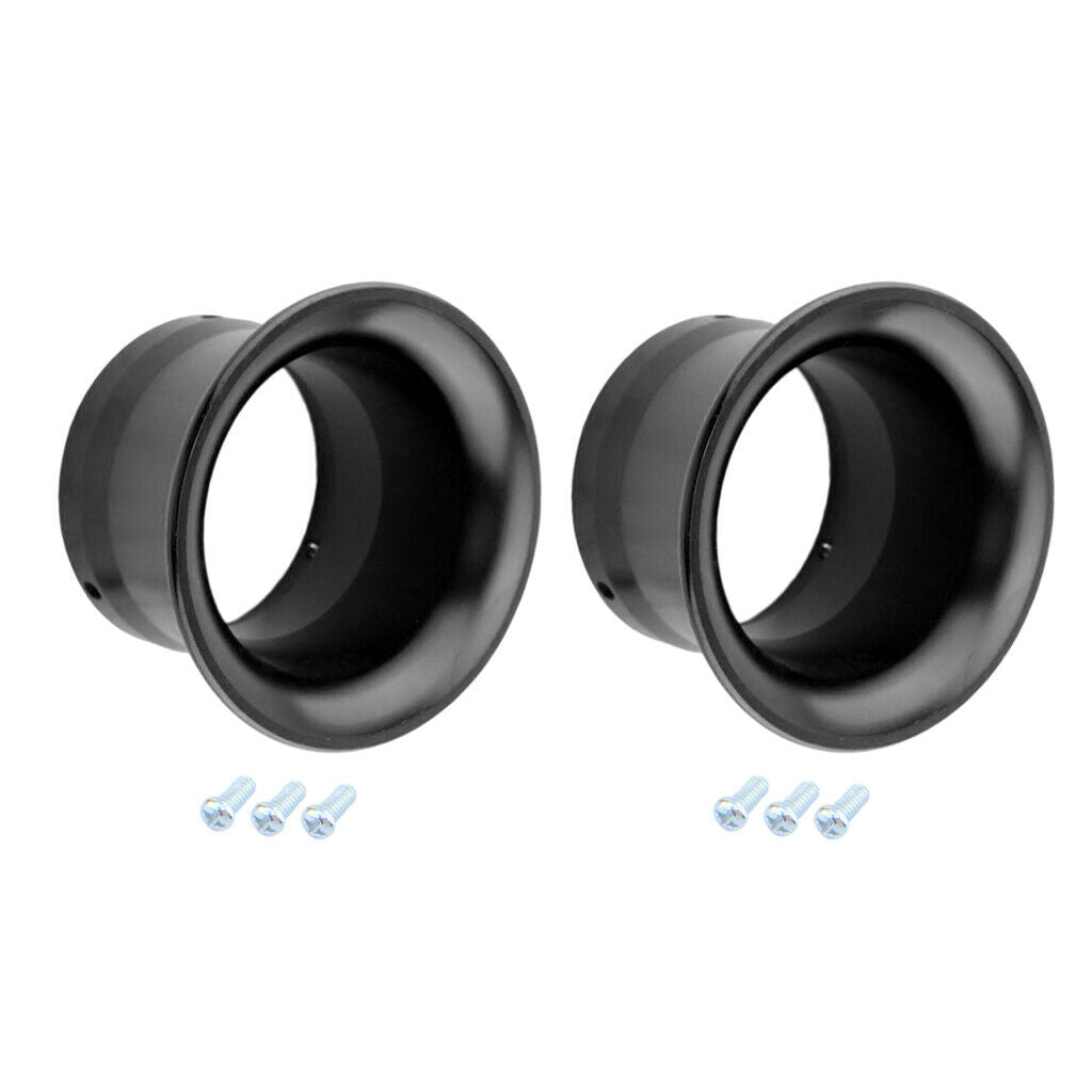 2Pcs 2" Cold Air Intake Horn Velocity Stack for PWK24 PWK26 PWK28 PWK30