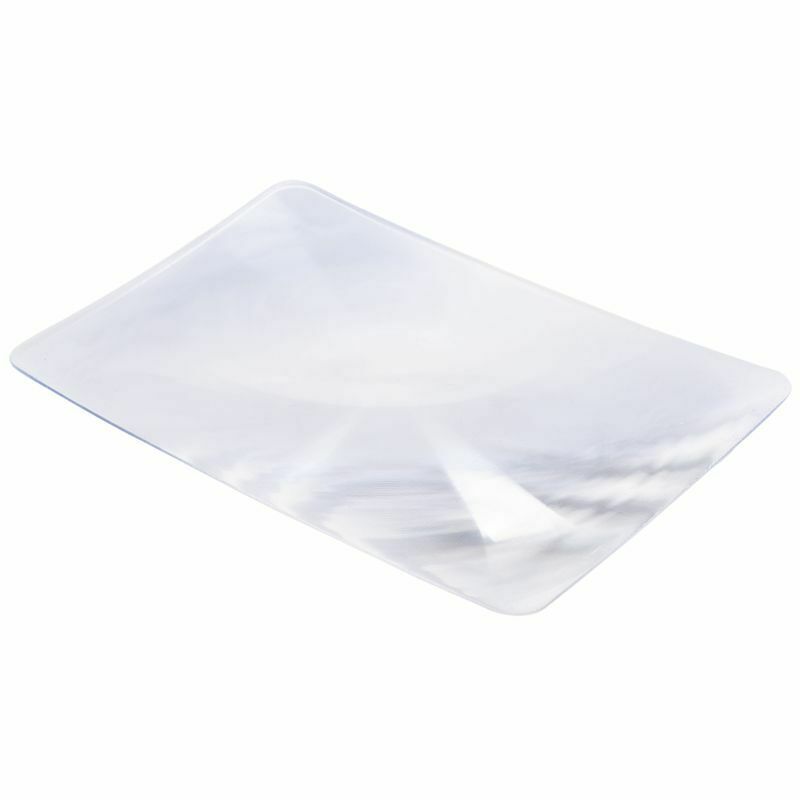 Magnifier Fresnel Lens Page 3x Magnifying Sheet 180x120x0.5mm L2N6