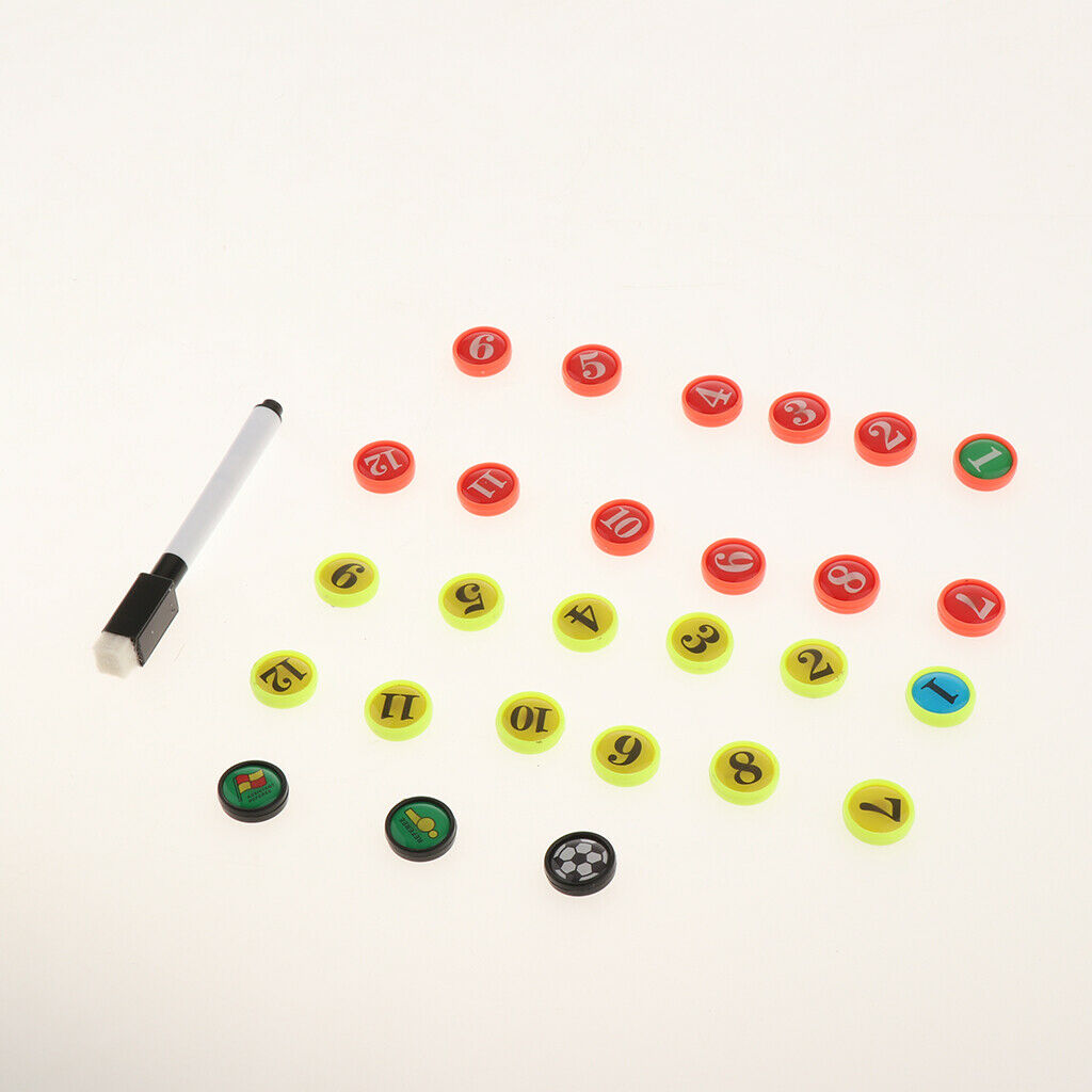 Football Coaching Board Dry Erase Strategy Kits Magnetic Teaching Clipboard for
