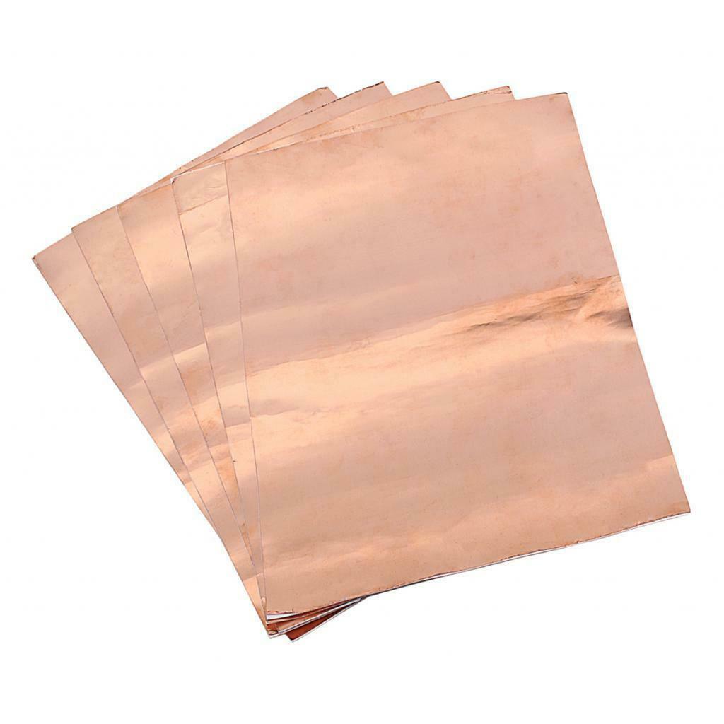 5x Single Lead Copper Foil Tape Conductive Shielding Tape Paper Adhesive for