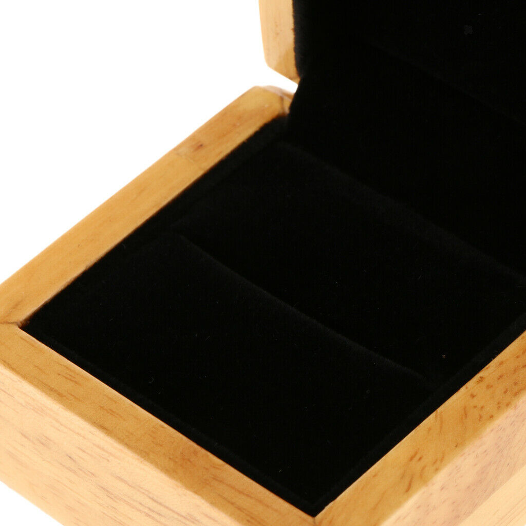 Solid Wood Ring Gift Box Handmade Decorative Jewelry Storage Box Collection