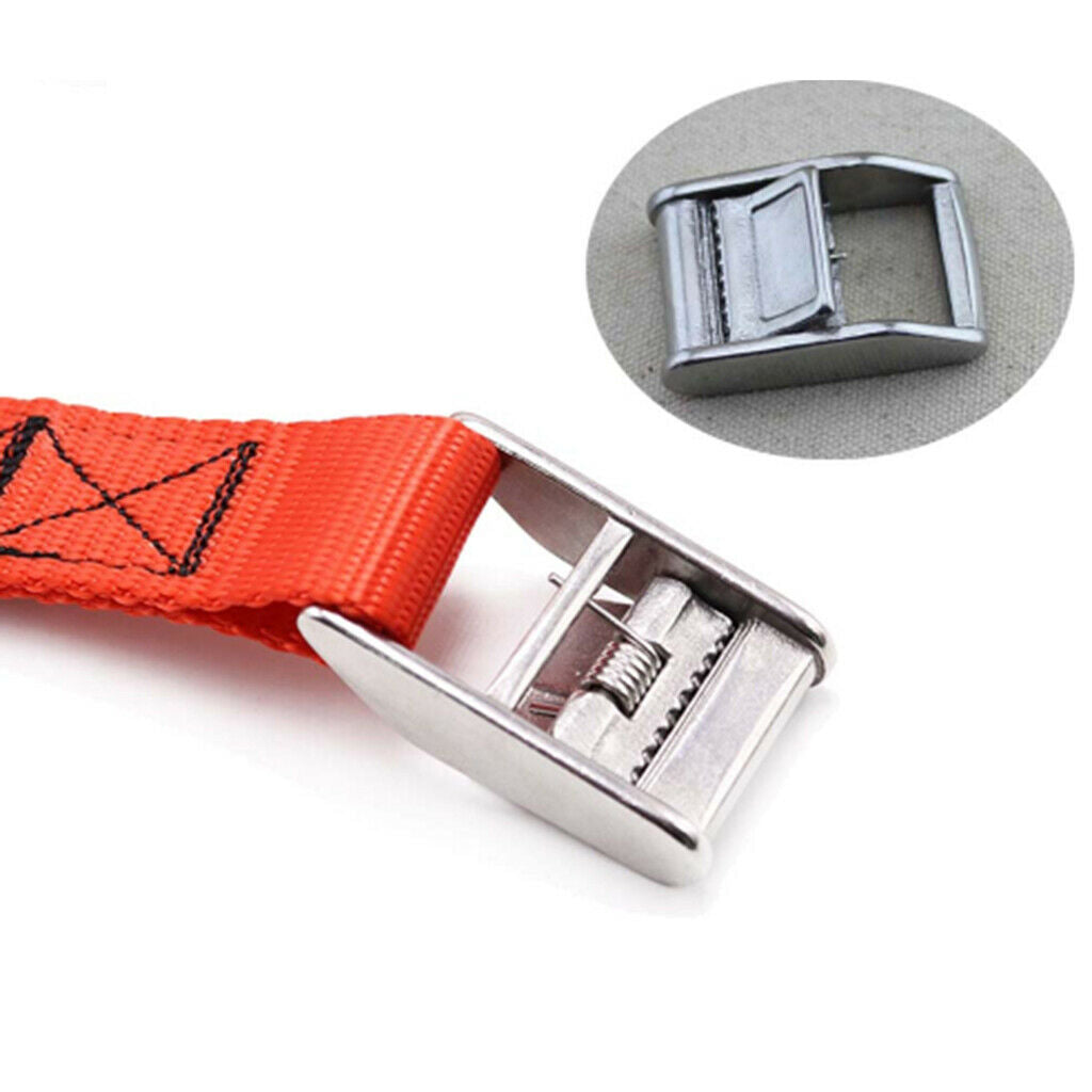 4 x Heavy Duty Stainless Steel Cam Buckle for Tie Down Strap 25mm / 1