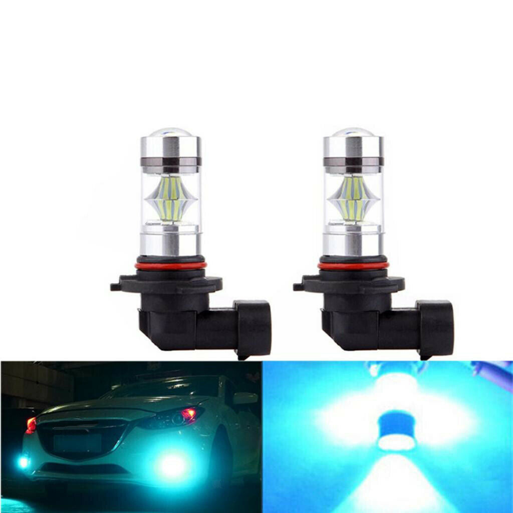 2pcs 9006 HB4 Ice Blue LED Bulb Light Lamp Universal Car Lighting Headlight