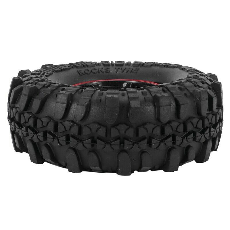 110MM 1.9 Inch Rim Tyre Wheel Tire for 1/10 RC Rock Cler SCX10 D90 4 S2I4