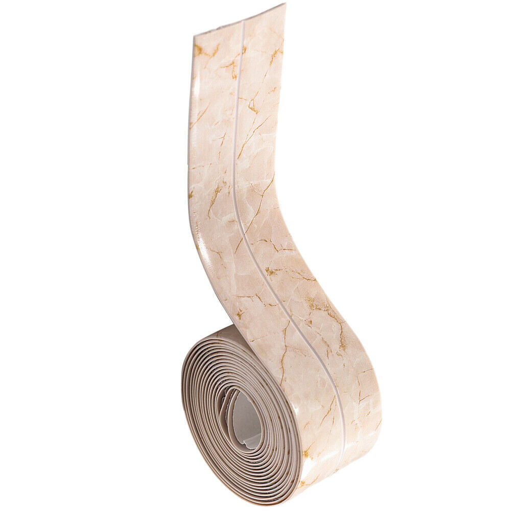 2x 3.2 M Silicone Seal Sealing Strip Tape For Kitchen Shower Door Self-adhesive