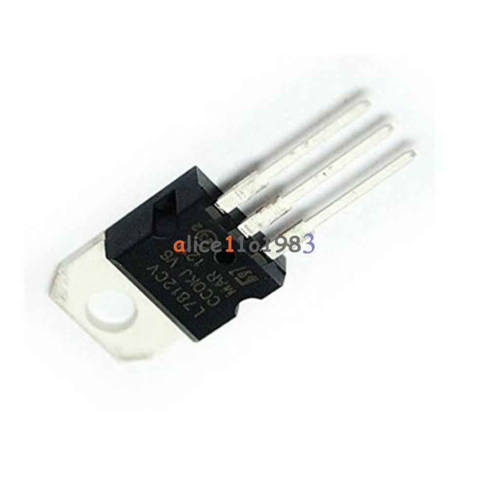 20Pcs L7812CV LM7812 L7812 TO-220 Voltage Regulator IC AL