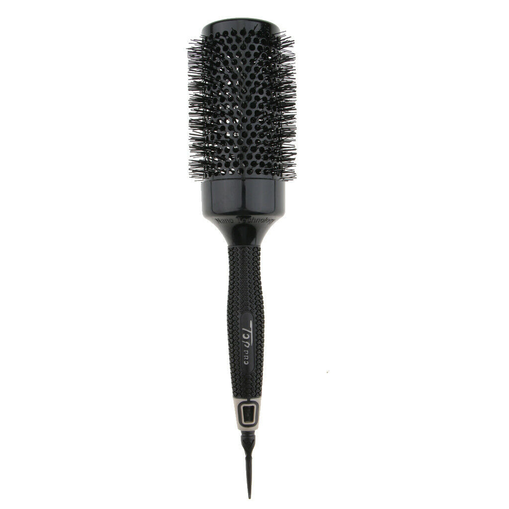 Black roller brushes round comb for curly hair styling set tip