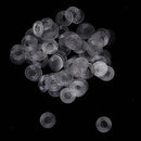 Small Clear Rubber Bumpers (Set of 100) â€“ Door Stoppers Wall Protectors Rubber