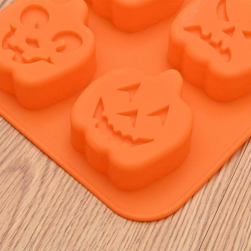 Silicone Pumpkin Mold for Chocolate Candy Jelly and Pudding Handmade Soap Baking