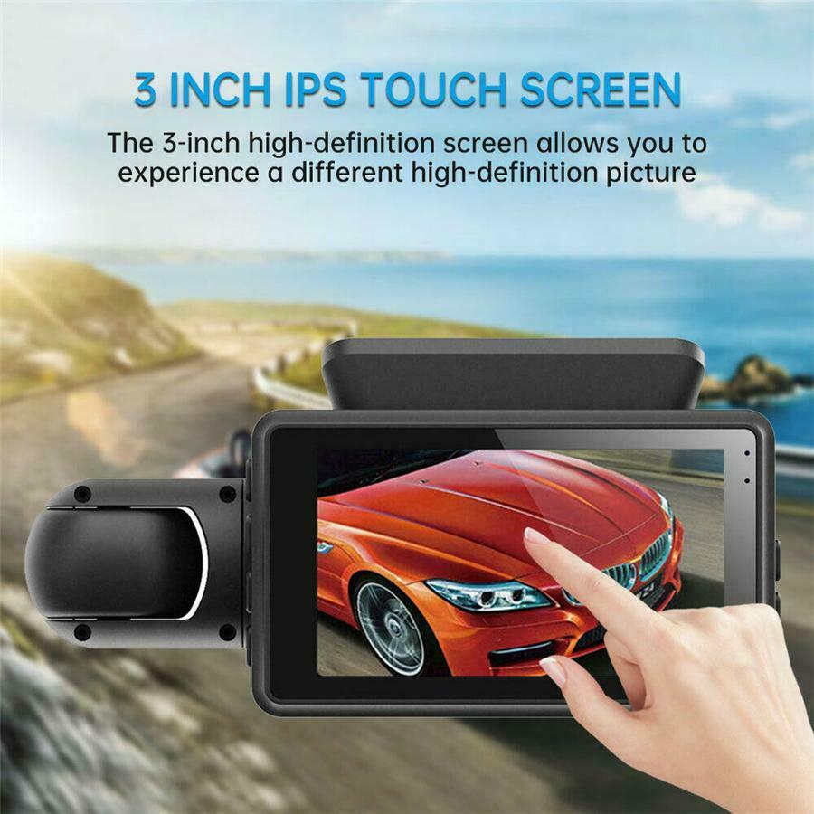 Dual Lens Dash Cam Front and Rear Video Recorder Camera 1080P Car DVR