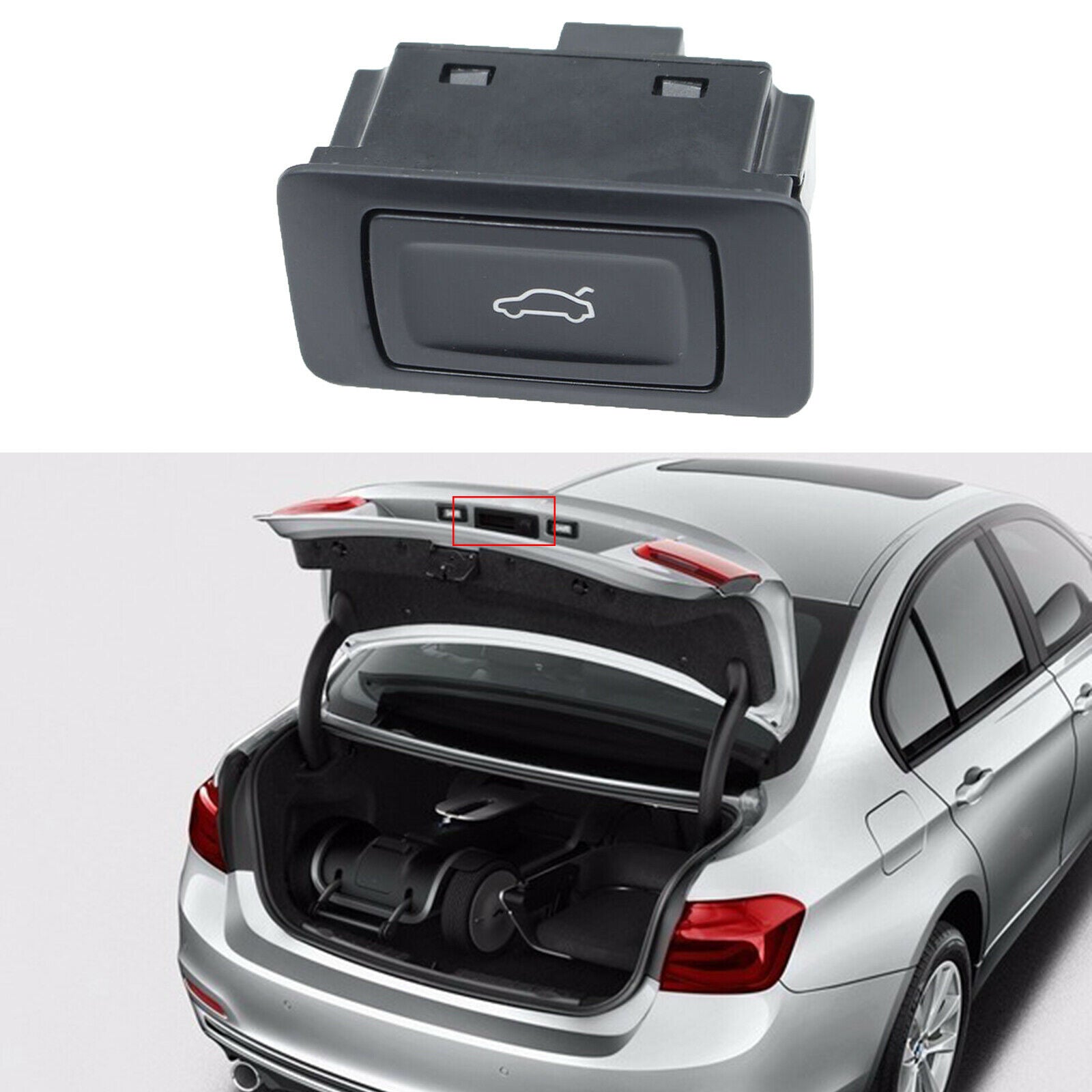 4G0959831A Trunk Control Switch Fits for Audi A4 S4 2006-15 Car Parts Black