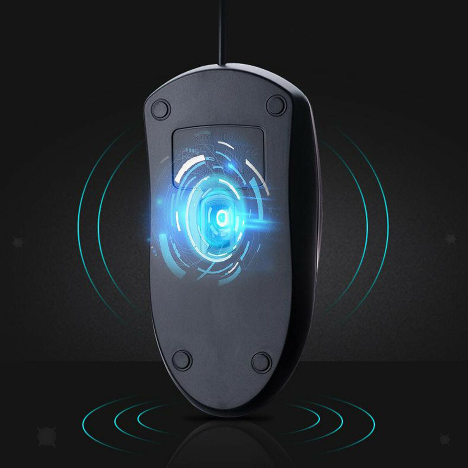 M1 Wired Mouse, Ergonomic Optical Computer Mouse for Gaming & Daily Use, 1000
