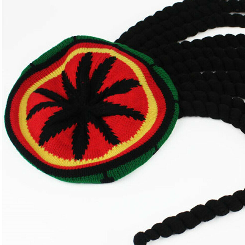 Jamaica Dreadlocks Dread Wig   Hat Party Costume Reggae RASTA   Headwear
