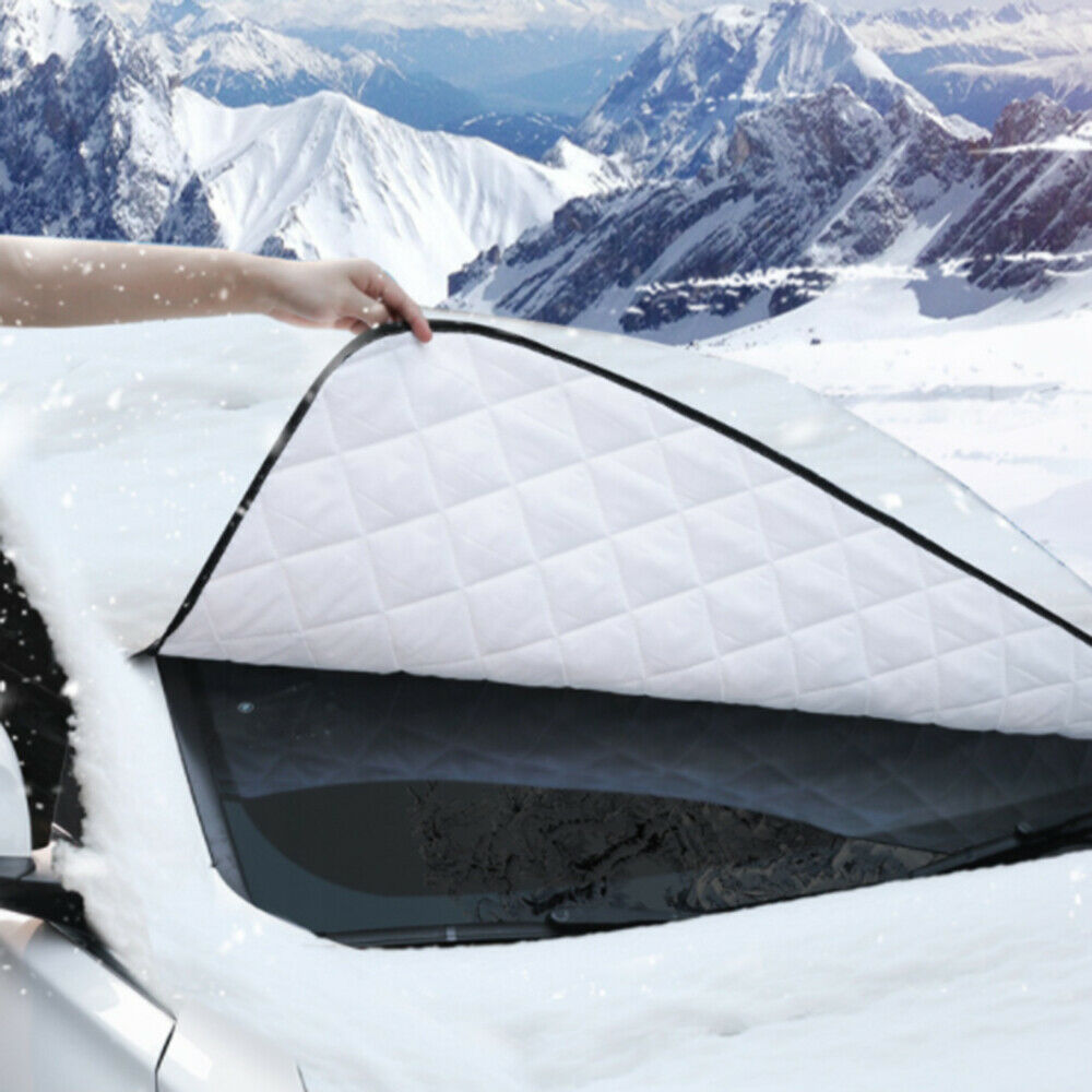 For Auto Car Windshield Snow Cover Magnetic Ice Frost Sun Shade Mirror Protector