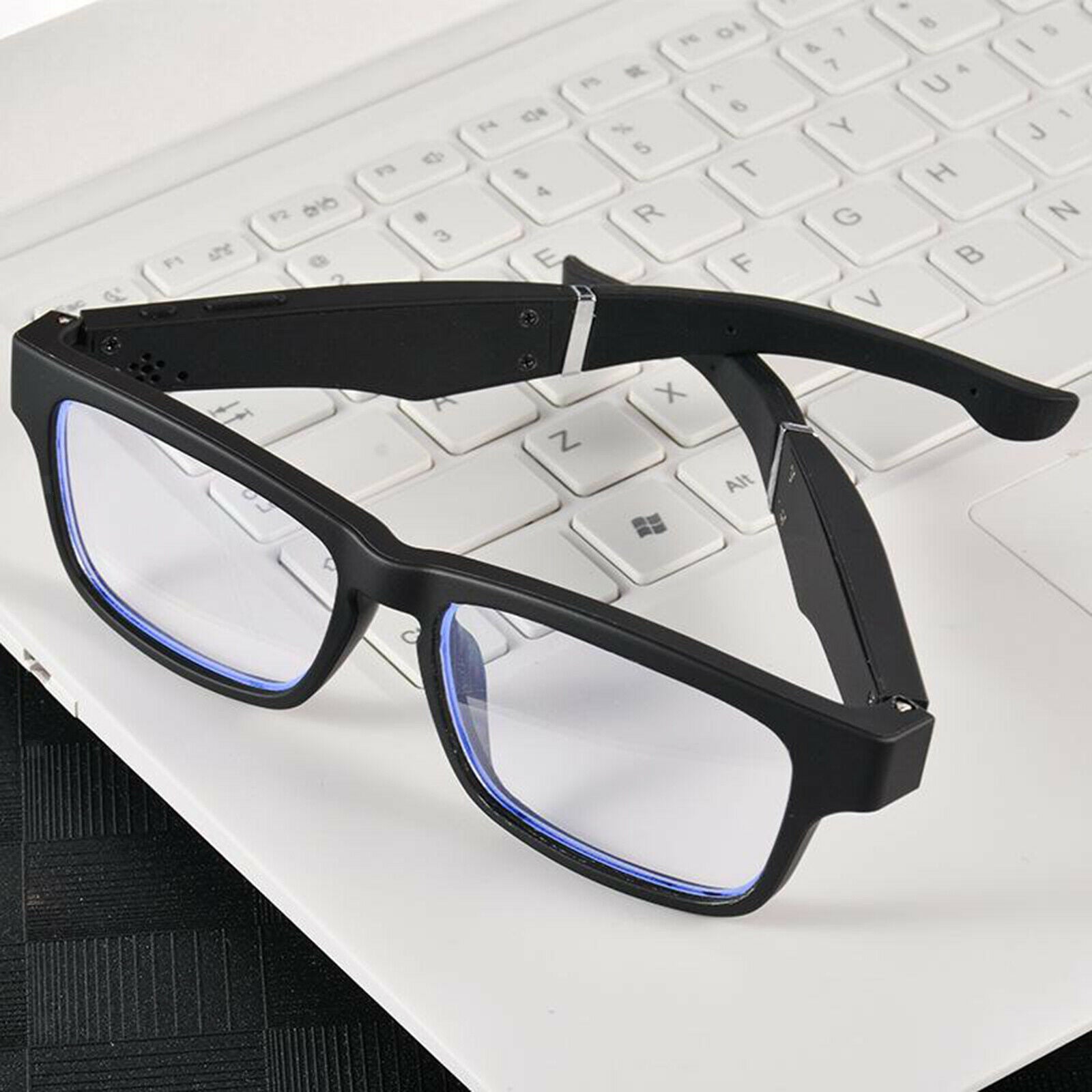 1x Glasses Wireless Music Headset Audio Speaker Anti-blue Hands-Free Calling
