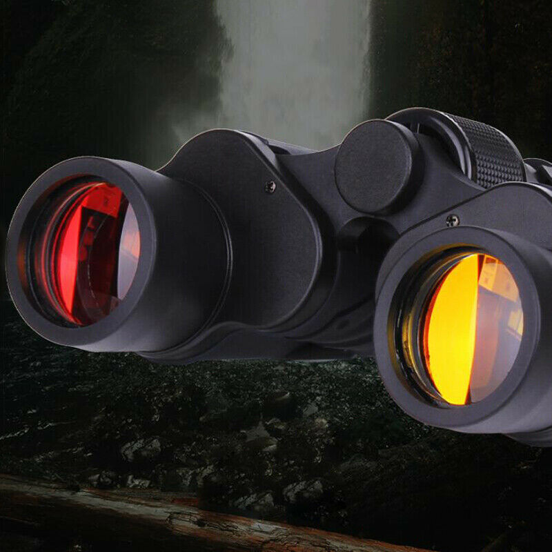 60x60 Outdoor Hiking Hunting Night Vision Binoculars Watching Compass TelescoI7