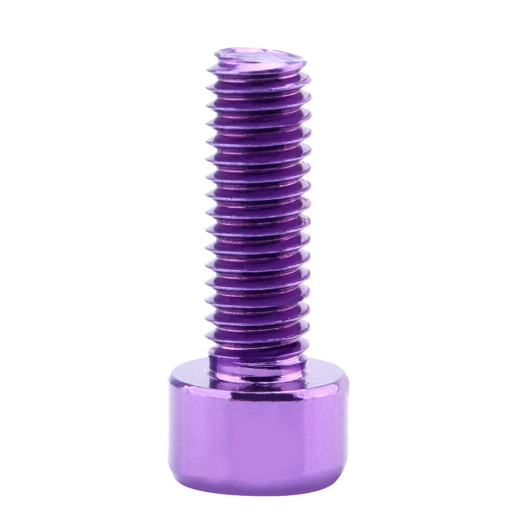 8Pcs Lightweight Bike Water Bottle Cage Holder Bolts Screws Bicycle Accs