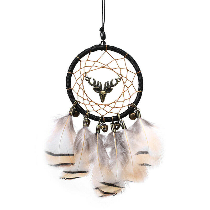 Mini Dream Catcher With Natural Feather Dreamcatcher Hanging Wind Chime