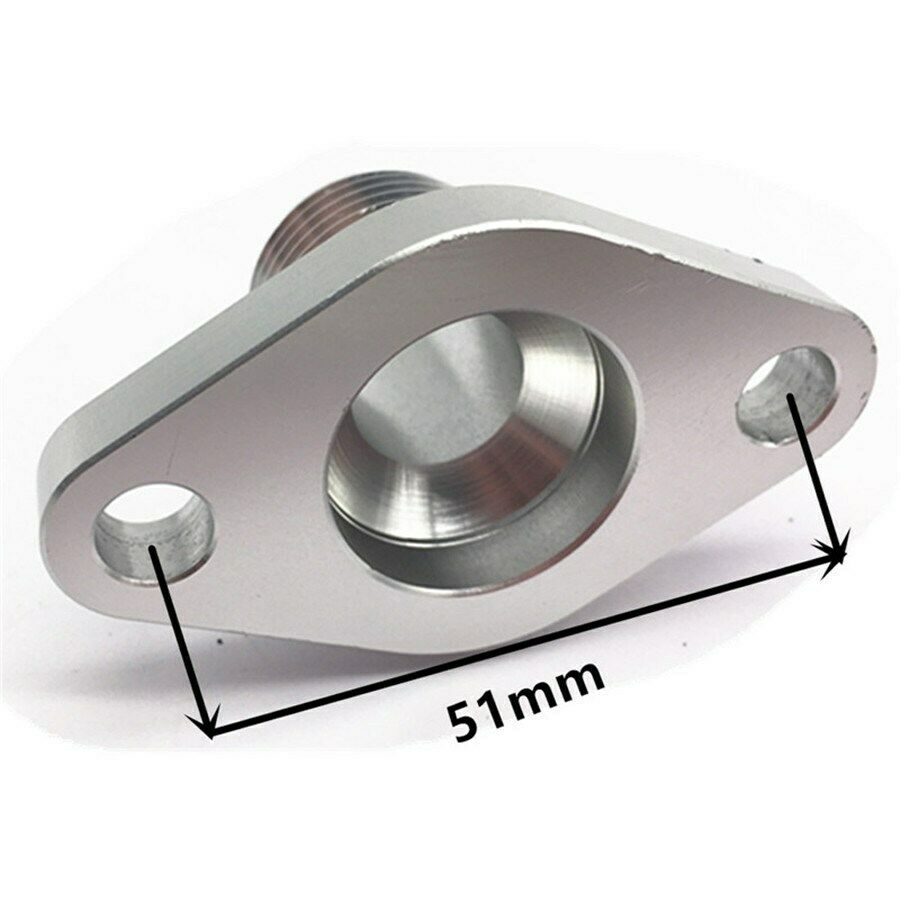Billet Turbo Oil Drain Adapter Flange T3 T3/T4 T04 T72 T76 T04B T04E -12AN 51mm
