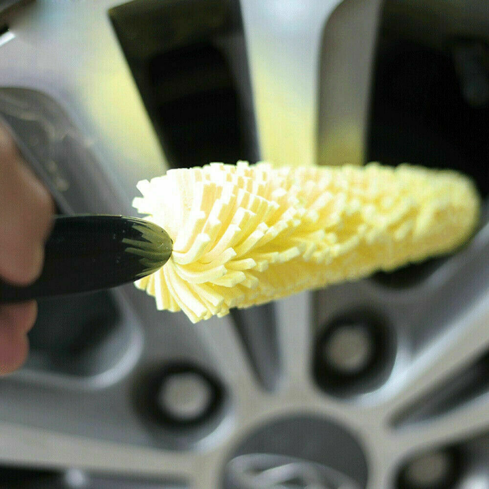 Plastic Handle Vehicle Cleaning Brush Car Wheel Wash Brush Tire Auto Scrub Brush