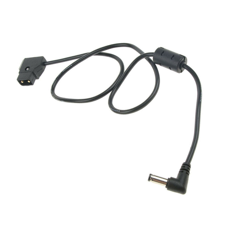 For BMCC Camera DC Coupler Battery DC5525 Power Supply Cable Cord Wire 90 Degree
