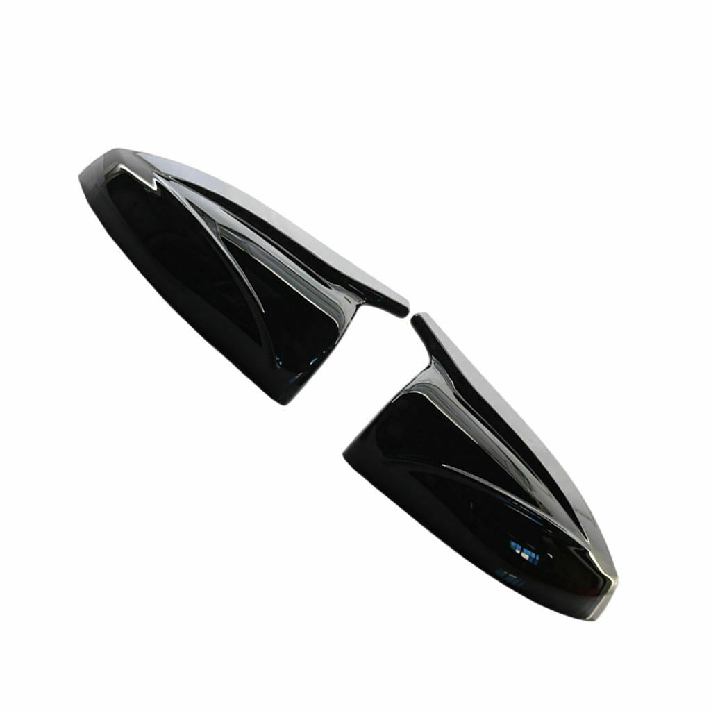 Left Right Rearview Mirror Cover for Audi A3 S3 RS3 13-19 Glossy Black