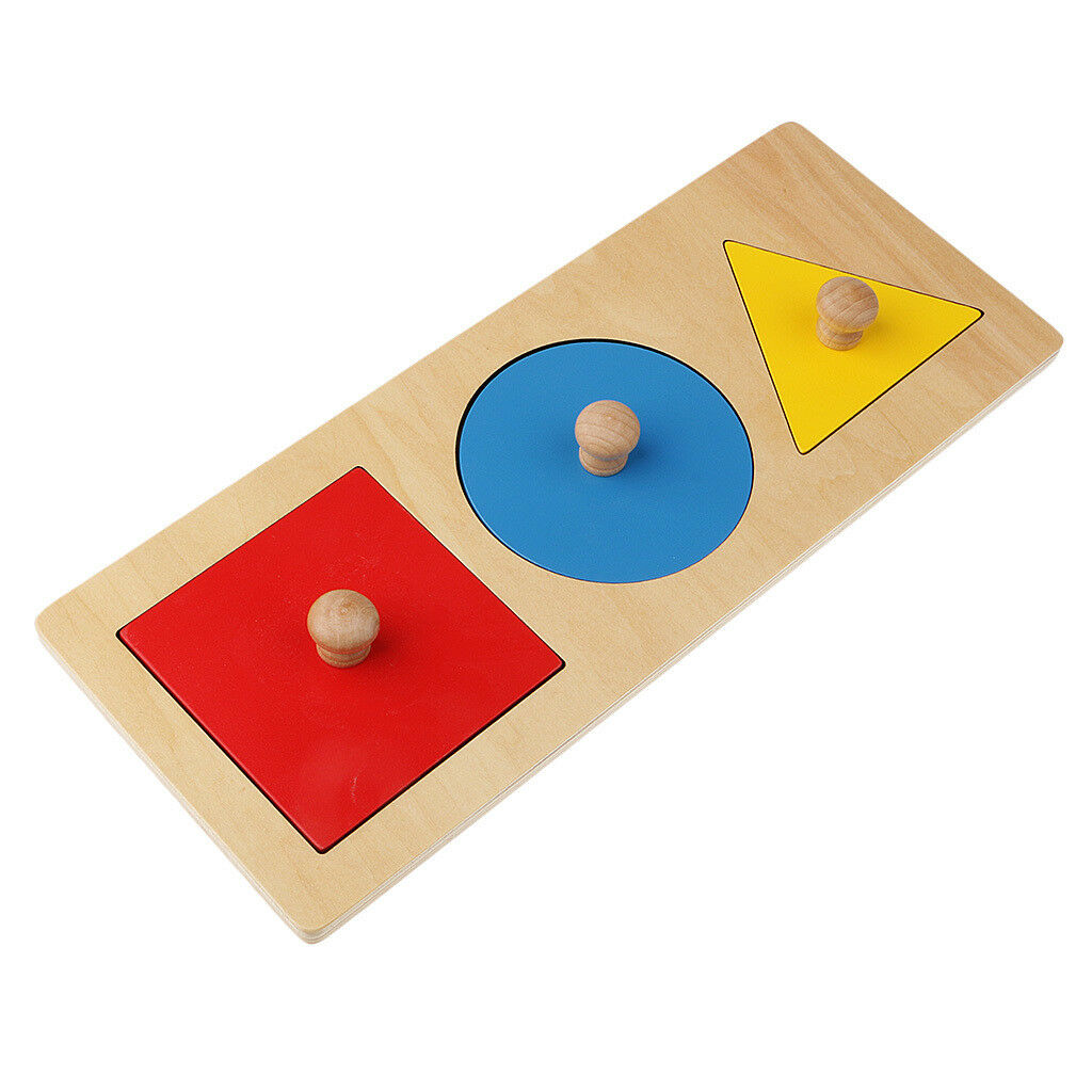 Kids Baby Geometry Educational Toys Puzzle Montessori Preschool Learning #10