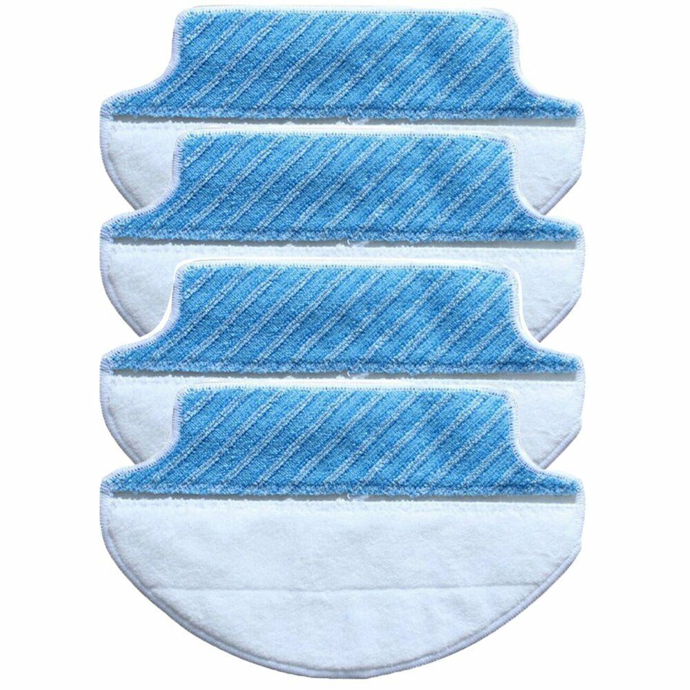 4x Wet & Dry Microfiber Mop Pad Cloth For Ecovacs Deebot DT85 DT83 eDM81 M88