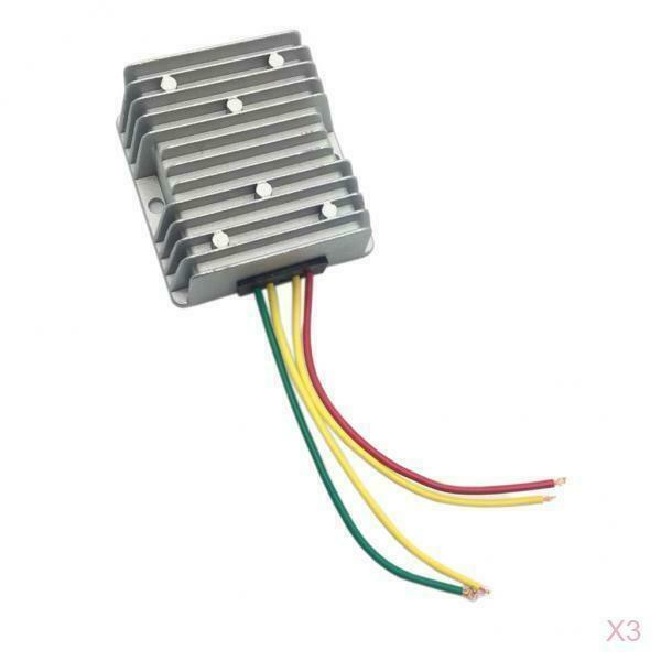 3pcs DC6A 8-40V to 12V Auto Voltage Converter Dustproof Shockproof 72W