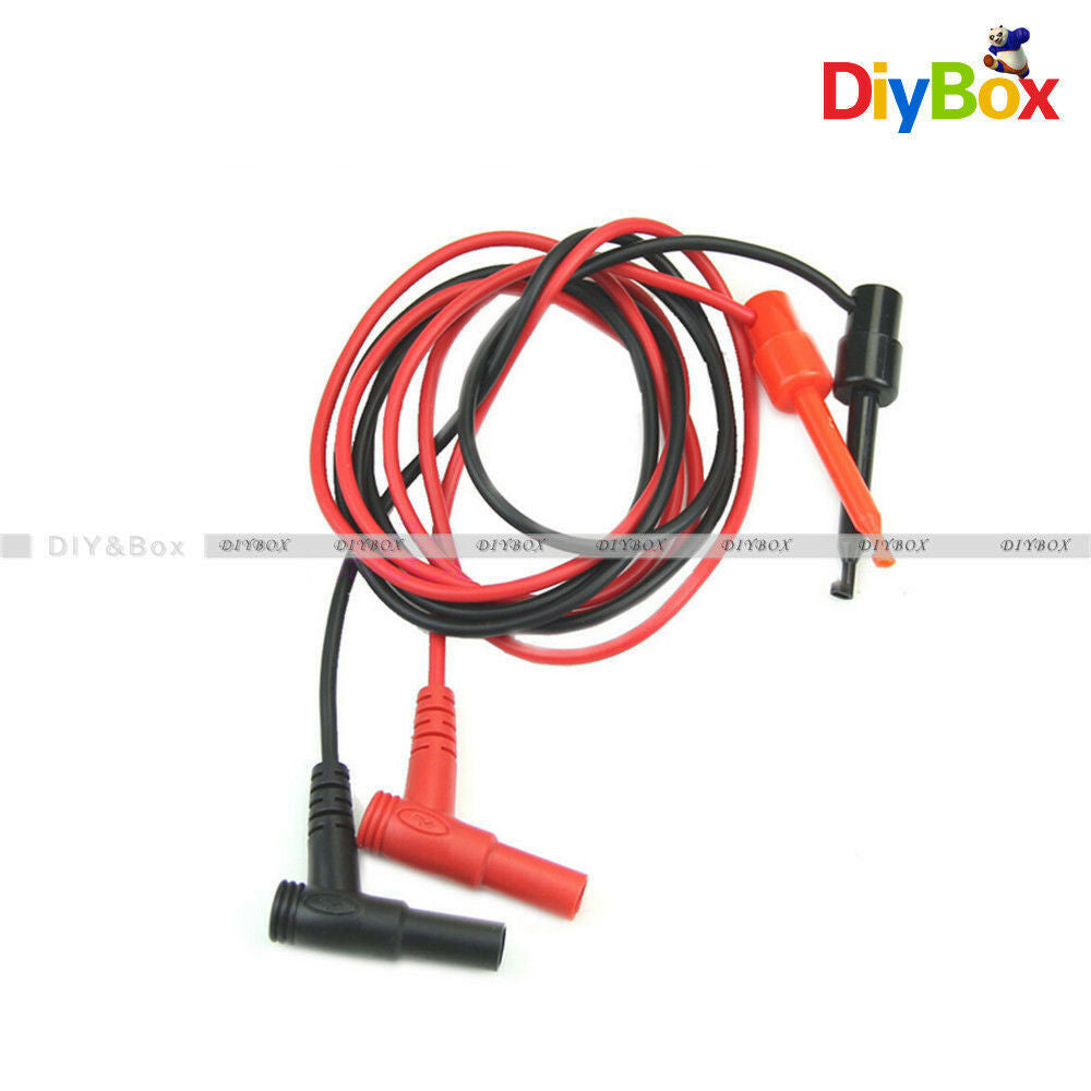 Banana Plug To Test Hook Clip Probe Cable For Multimeter Test Equipment D