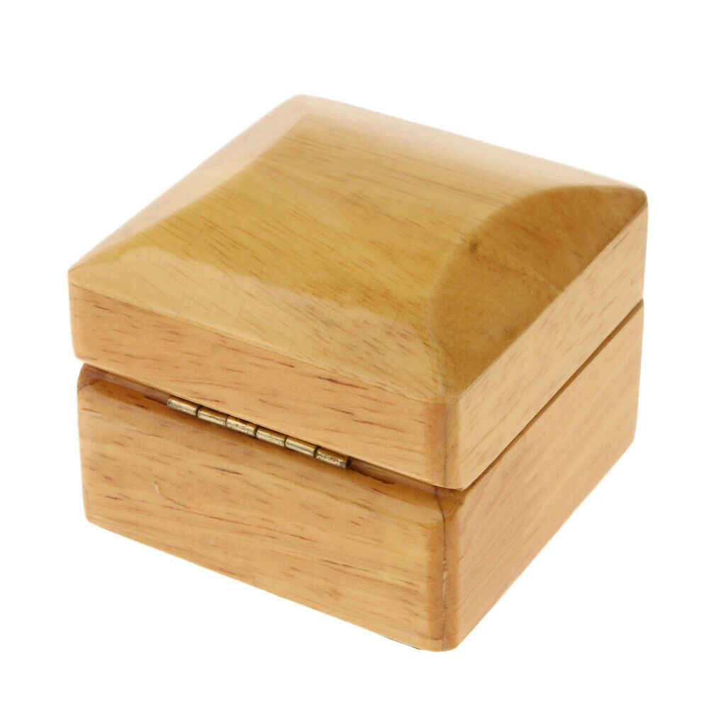 Solid Wood Ring Gift Box Handmade Decorative Jewelry Storage Box Collection