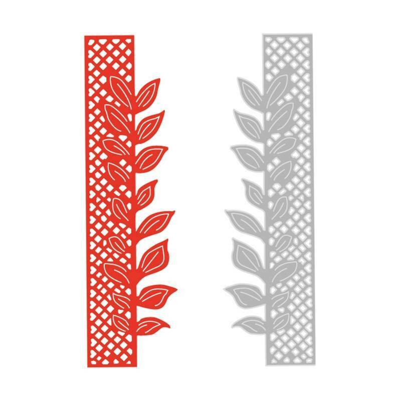 Leaf Stripe Cutting Dies Stencil DIY Scrapbooking Album Paper Card Embossing