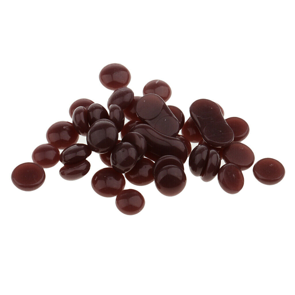 50g Hard Hair Removal Wax Depilatory Beans Hot Film Beads Chocolate