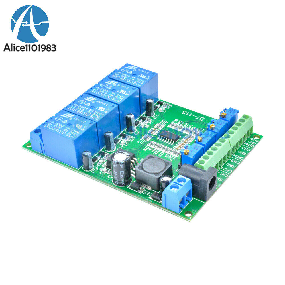 DC 24V 4-Channel Voltage LM393 Comparator Comparison Stable Module 150mA