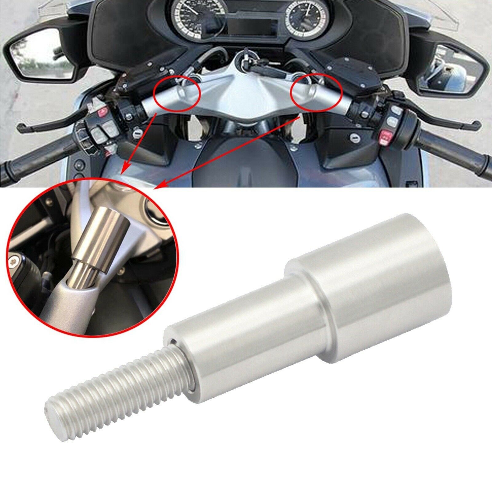 Phone Stand Bracket Handle Extension Rod for BMW K1600GT K1600B 1200RT 14-2020