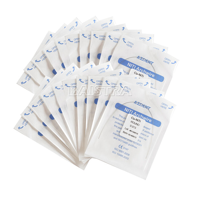 50 X AZDENT Dental Orthodontic Cu NiTi Copper Nickel Titanium Round Arch Wires