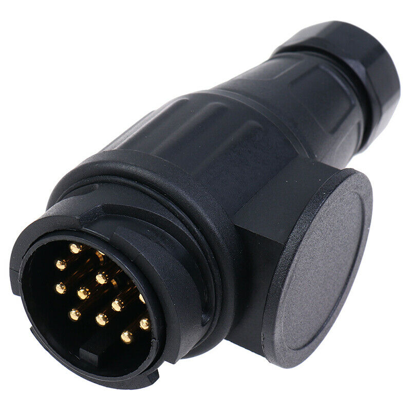 12V 13 Pin Trailer Plug Waterproof Trailer 13 Pole Electrical Connector√ rISJCA