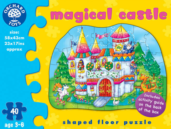 Orchard Toys 263 Magical Castle Kids Childrens British Floor Jigsaw Puzzle 3-6Yr