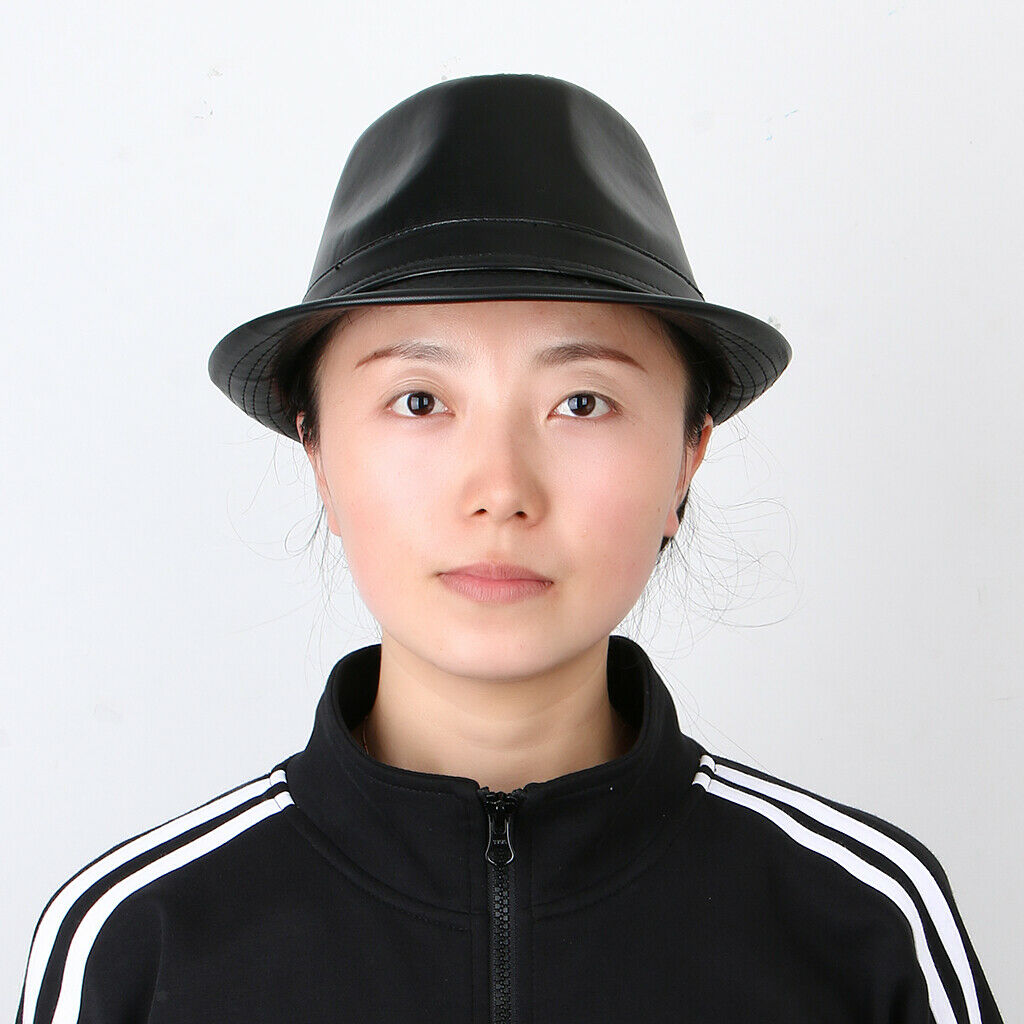 Ladies waterproof leather look with a bucket rain   for women