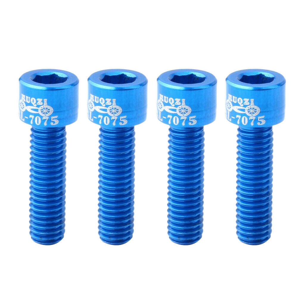 8 Count High Strength Bike Stem Screws Bolts for MTB Road Folding Bicycles