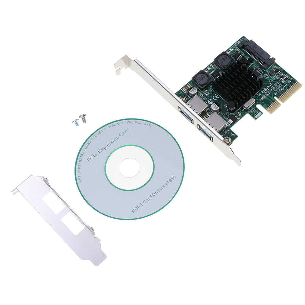 PCI  USB 3.1 Gen 2 (10 Gbit / S) Supports Windows, Linux for
