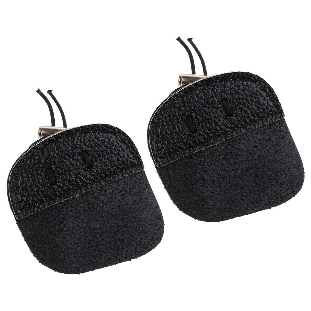 Set of 2 Outdoor Archery Finger Tabs 3 Under Tab Finger Saver Protect Guard