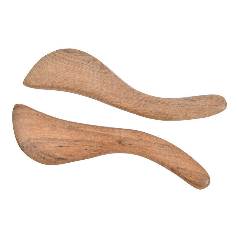 1PC Fragrant Wood Scraping Board S-shaped Wooden Scraper Massager Gua Sha.l8