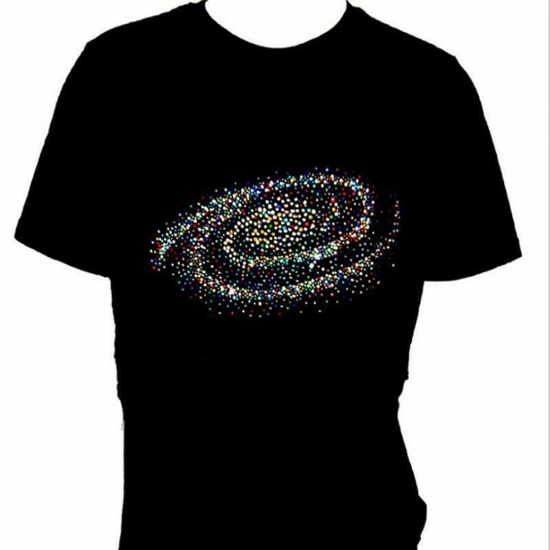 Rhinestone motif for ironing on hotfix application made of rhinestones,