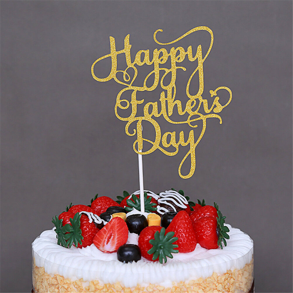 Happy Father's Day Cake Flags For Thanksgiving Day Father Birthday Party D.l8