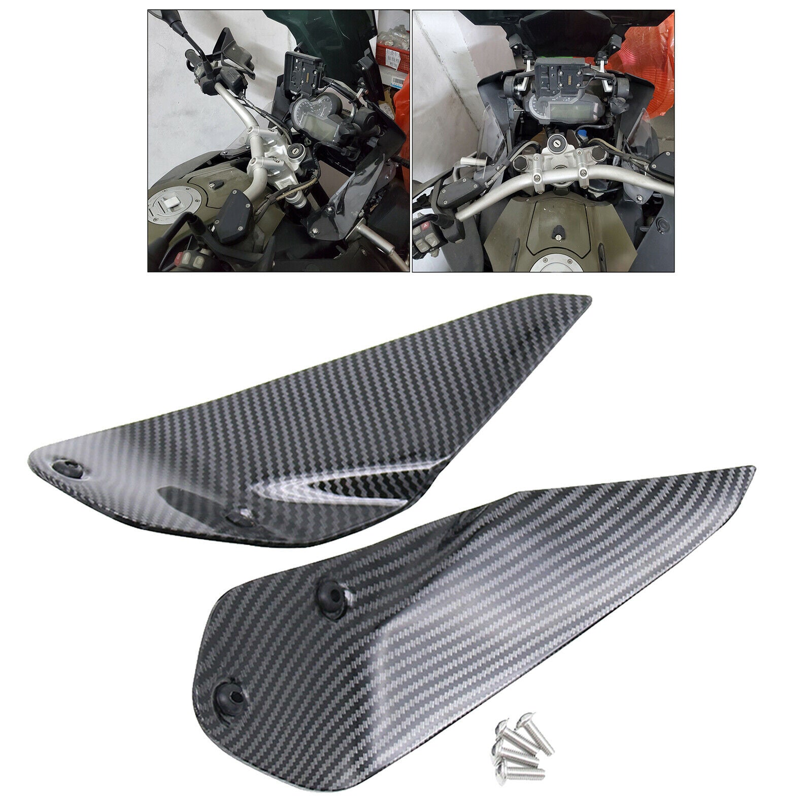 Windshield Extension Spoiler Air Deflector for BMW R1250GS ADV 2019 13-17
