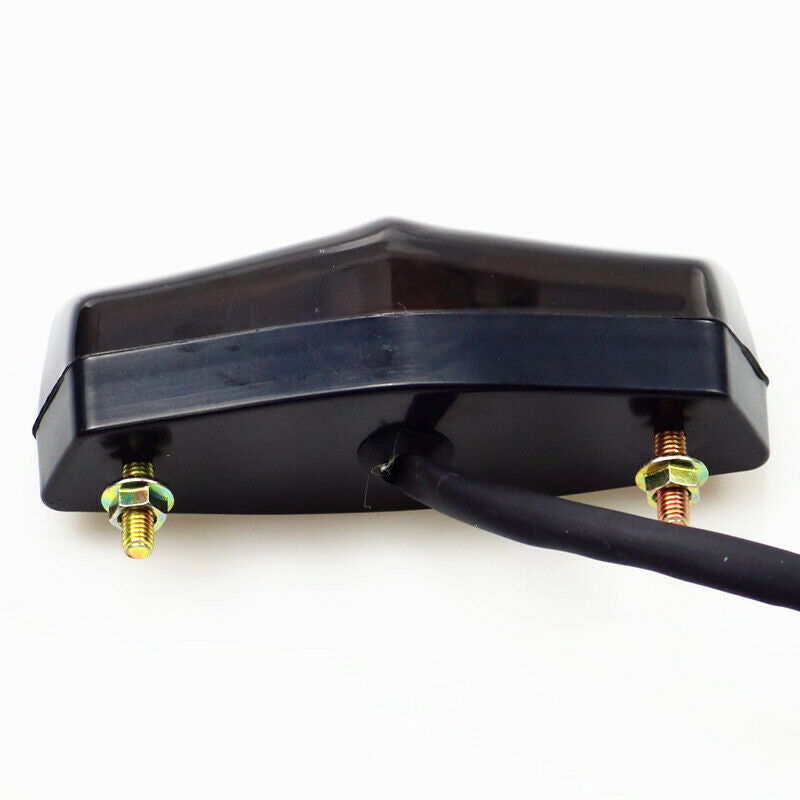 Smoke LED Tail Brake Stop Light Dual Sports Off Road ATV Dirt Cruiser Choppers
